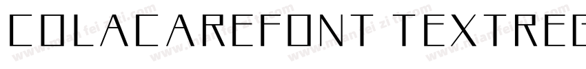 COLACAREFONT TEXTREGULAR  GB1 0字体转换